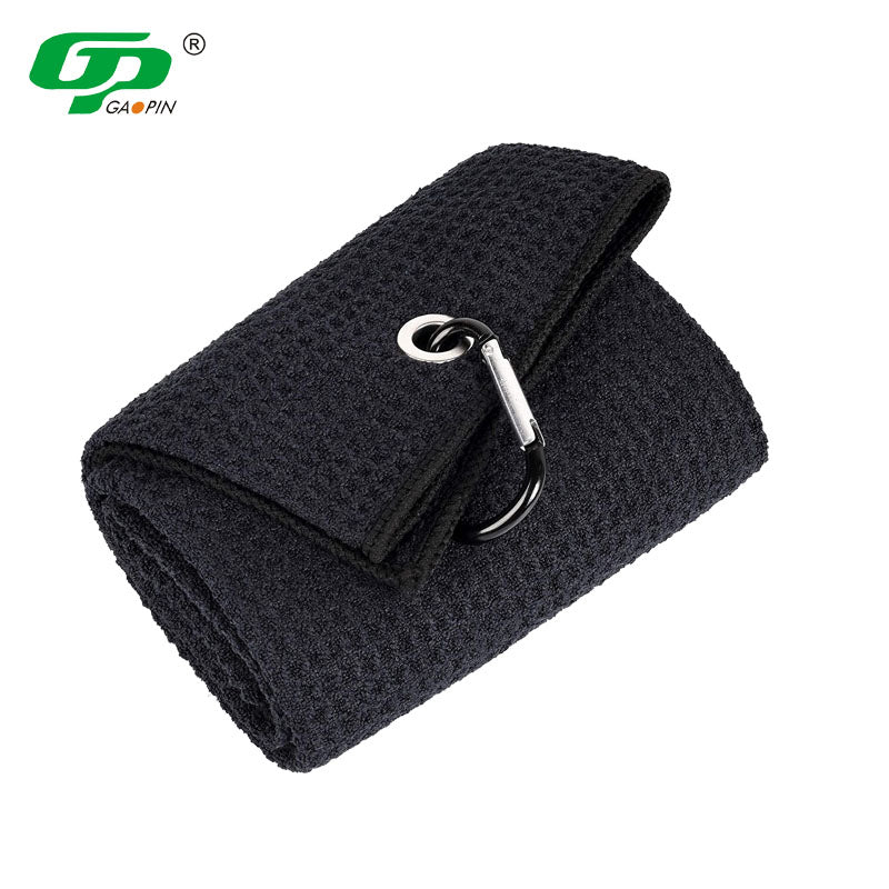 Microfiber Golf Towel with Carabiner Clip