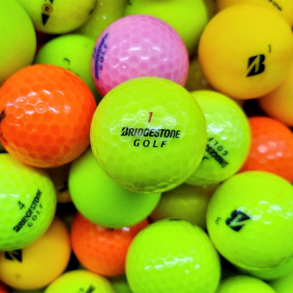 Used Coloured Golf Balls – Yellow, Pink, Orange & More | Cleaned ...